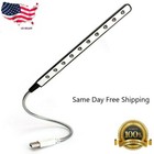New Portable Black Usb 10 Led Light For Pc Notebook Laptop Keyboard Reading