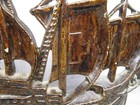 Vintage Nautical Clipper Sailing Ship Metal