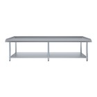 24 In  X 96 In  Stainless Steel Equipment Stand