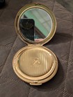 Beautiful Vintage Stratton England Powder Compact - Gold Tone  e 
