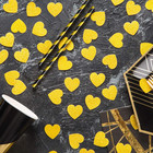 Gold Heart Confetti Table Decoration  1 2    200pc