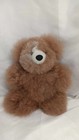Alpaca Fur Teddy Bear Plush Toy Stuffed Animal 5 5    Brown Genuine Made In Peru
