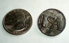 Revolutionary War Historic Antiqu Military Uniform Coat Button George Washington