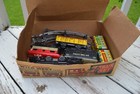 Vintage 1950s Marx Wild West Train Set With Indian Figures Original Box Rare