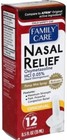 Family Care Nasal Relief  3 Pack  Oxymetazoline Hcl 0 05  Spray Max