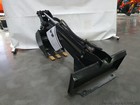 Agt Single Arm Backhoe Digger 12in Bucket Attachment For Mini Skid Steer Loaders