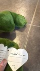 Vintage Ty Classic 1991 Green Plush Rolling Croaking Sound Freddie The Frog