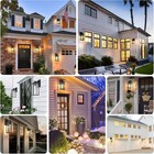 Maxvolador Outdoor Wall Sconce  Exterior Waterproof Lantern Large  Black 