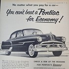 1953 Pontiac Division Gm General Motors Vintage Print Ad Chief Emblem Logo Shop