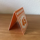 Individual Whataburger Restaurant Table Tent Number  45