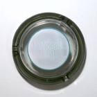 Vtg 70s Ashtray Disneyland Hotel Glass Walt Disney Souvenir Round Mcm Smoking