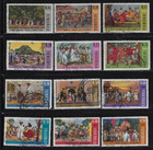 Venezuela  1966  Scott 893-898 c919-c924  Complete Set Dances  Used  Ebv1204b