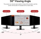 2-pack 21 5    Privacy Screen Filter Anti-spy 16 9 Monitor Blue Light Protector