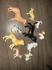 40  Piece Of Plastic Toy Pets Dogs And Cats Mixed Lot