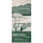 Wayside Inn 1940s Brochure Lot Bethlehem N h  Owner Frank W  Gilbert Letter Vtg 