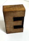 Vintage Letterpress Wood Letter  E  e  Print Type Printing  2 