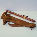 High Spirits Native American Cedar Flute 20  A Minor 6 Holes   Leather Pouch