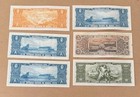 Lot Of  5  Brazil 1  1  1  2  5   10  Brasil Cruzeiros