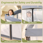 Foldable Baby Playpen  50  X 50  Safety Play Yard For Babies   Toddlers  Baby Fe