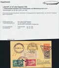 Paraguay Via Brazil To Germany 1934 Zeppelin 1st Saf Flight Reg Airmail Card To