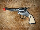 Vintage antique Kid Toy Metal Cap Pistol Gun Hurley Replica For Play