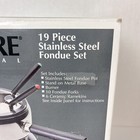 Farberware Commercial 19 Piece Fondue Set Stainless Steel  15388 New
