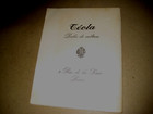 Vintage 1958 Theatre National De L opera Program
