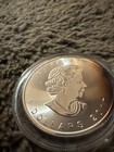 2017 Canada 1oz Silver Maple Leaf Natural Edge Toning On Both Sides