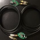 Pair Of Technics 1200 Turntable Rca Cable   Pc Board W  Int Gnd Upgrade Mk2 M3d