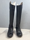 Ariat Heritage Contour Field Tall Riding Boots Women   s Black Leather Size 7b