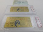 1958 Lunt-fontanne Theater Opening Night Golden Tickets X2 The Visit Play 2nd Ro