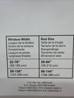 Umbra Twilight Double Curtain Rod Set     Two Sets 66 To 144 Inches