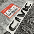 3pcs Fit For Honda Civic 06-2015 Front   Rear Emblem H  Civic Badge Black New Us