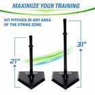Batting Tee   Baseball   Softball Heavyweight Batting Tee By Swingrail
