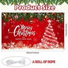 Irenare Christmas Backdrop Merry 72 8 X 43 3 Inches  As The Picture Shown