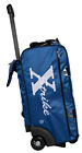 New Blue  2 Ball Tote Roller W  Locking Handle Will Fit In Locker Free Shipping