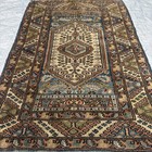 Vintage Wool Oriental Area Rug Accent 50   -33   