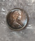 Vintage Toned 1967 Silver Canada Goose Dollar 80  Silver Canadian