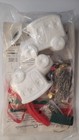 Vtg Sulyn   holiday Taxi  Christmas Ornament Kit Sequins Beads Makes 2 Ornaments