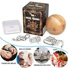 Wooden Sphere Puzzle Brain Teaser Toy For Kids And Adults Difficulty Level Hard