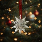 Baccarat Crystal 2021 Christmas Ornament Noel Clear Snowflake