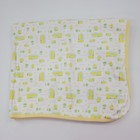 Little Wonders Vintage Baby Blanket Carter s Yellow Ducks Wagon Reversible B21