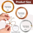 2mm Aluminium Craft Florist Wire Jewellery Making Silver 30m Lengths