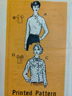 Printed Pattern 9251 Mail Order Shirt Blouse Sewing Pattern Ladies 12 Uc Vtg