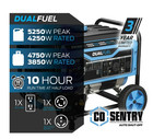 Pulsar 5 250-watt Dual Fuel Portable Generator With Co Sentry