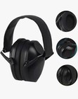 Kids Noise Reduction Earmuffs Hearing Protection Adjustable Foldable Black