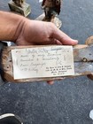 Antique Philippine Santo Santa Rita Pampanga Wood Figure Old Manila Label