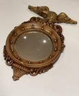Vtg Syroco Federal Style American Eagle Porthole Convex Wall Mirror  16  4410