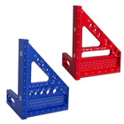 2-pack 3d Multi-angle Metric sae Measuring Ruler 22 5-90 Degree Aluminum Allo   