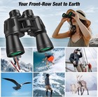 20x50 Binoculars For Adults High Powered Low Light Compact Waterproof Binoculars